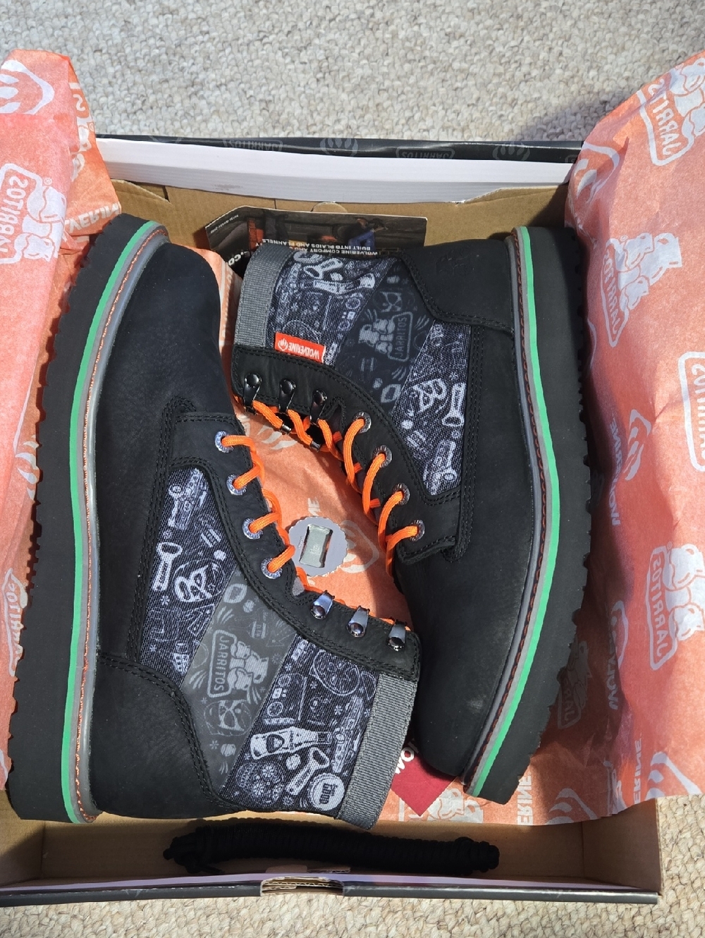 Jarritos x Wolverine Trade Wedge Boots, a limited-edition In A Size 10.5